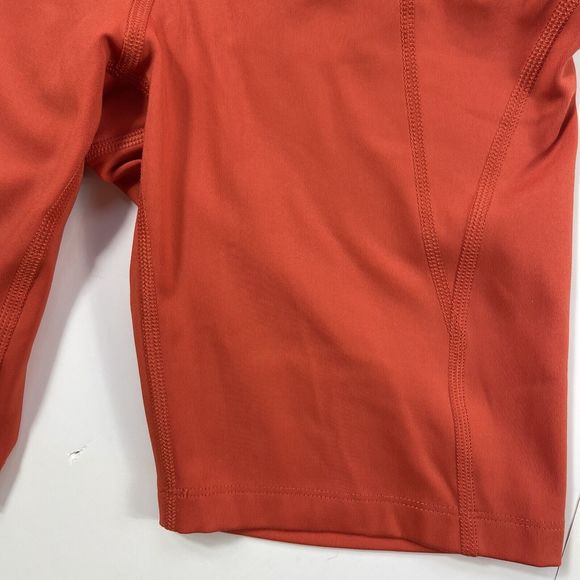 Girlfriend Collective Orange Biker Shorts Women Extra Small‎ Athletic Activewear - Picture 4 of 12